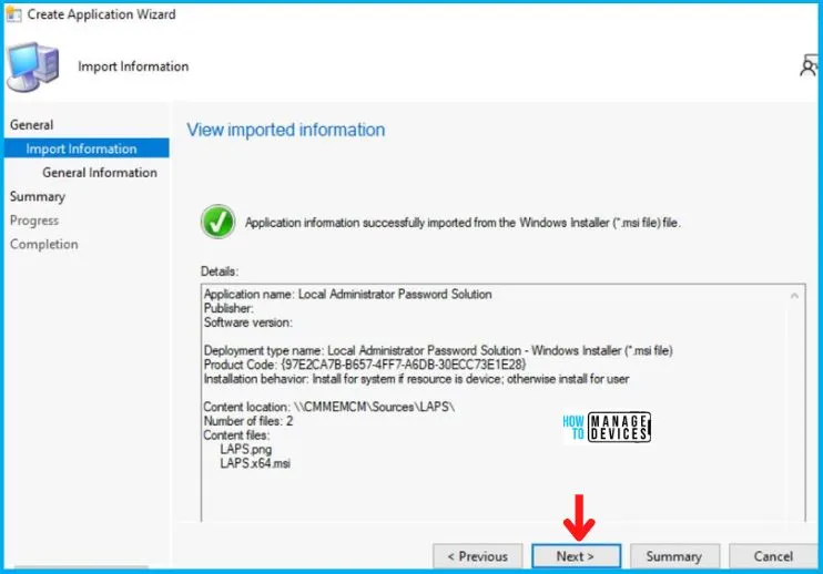 Deploy LAPS Using SCCM Application Model Fig. 3