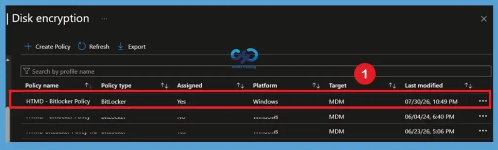 Deploy BitLocker Encryption to Protect Data on Windows Devices using Microsoft Intune 11 Deploy BitLocker Encryption to Protect Data on Windows Devices using Microsoft Intune-Fig.10