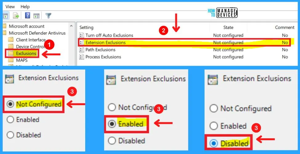 Microsoft Defender Antivirus in Windows 11 | Windows Settings | Group Policy | Intune Policy fig. 31