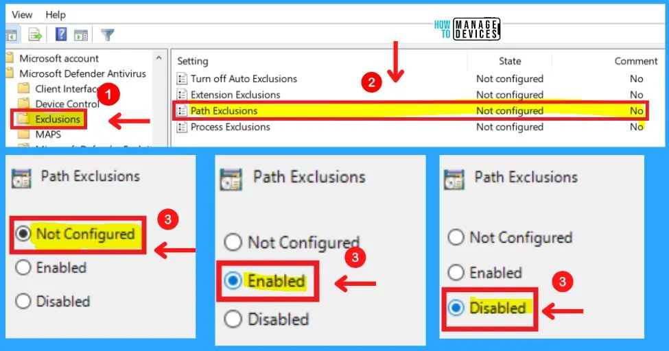 Microsoft Defender Antivirus in Windows 11 | Windows Settings | Group Policy | Intune Policy fig. 32