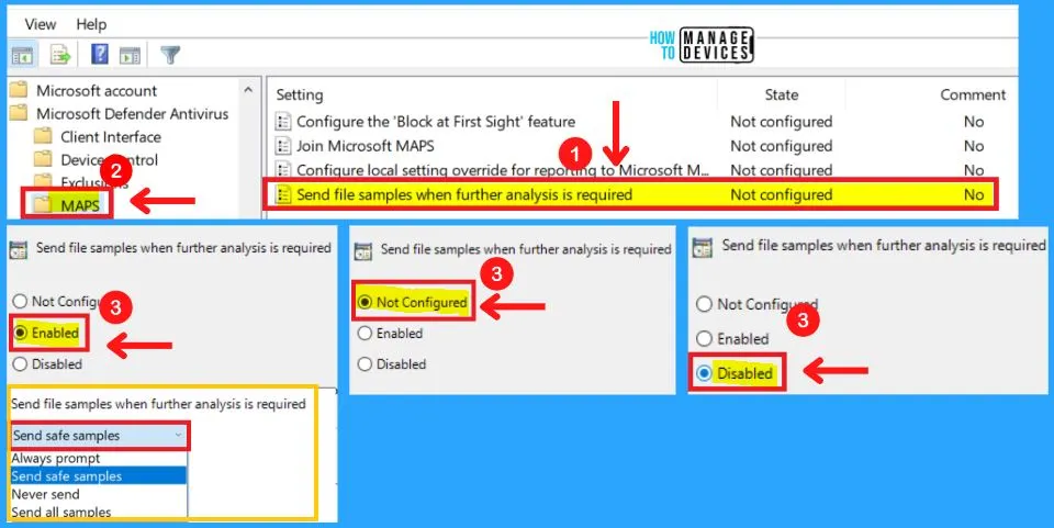 Microsoft Defender Antivirus in Windows 11 | Windows Settings | Group Policy | Intune Policy fig. 37