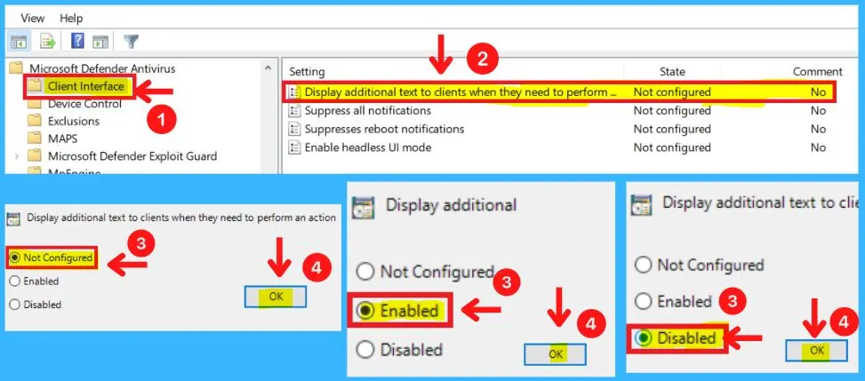 Microsoft Defender Antivirus in Windows 11 | Windows Settings | Group Policy | Intune Policy fig. 24