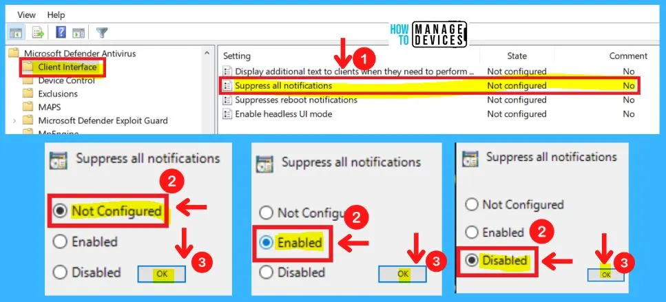 Microsoft Defender Antivirus in Windows 11 | Windows Settings | Group Policy | Intune Policy fig. 25