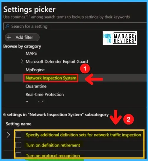 Microsoft Defender Antivirus in Windows 11 | Windows Settings | Group Policy | Intune Policy fig. 71