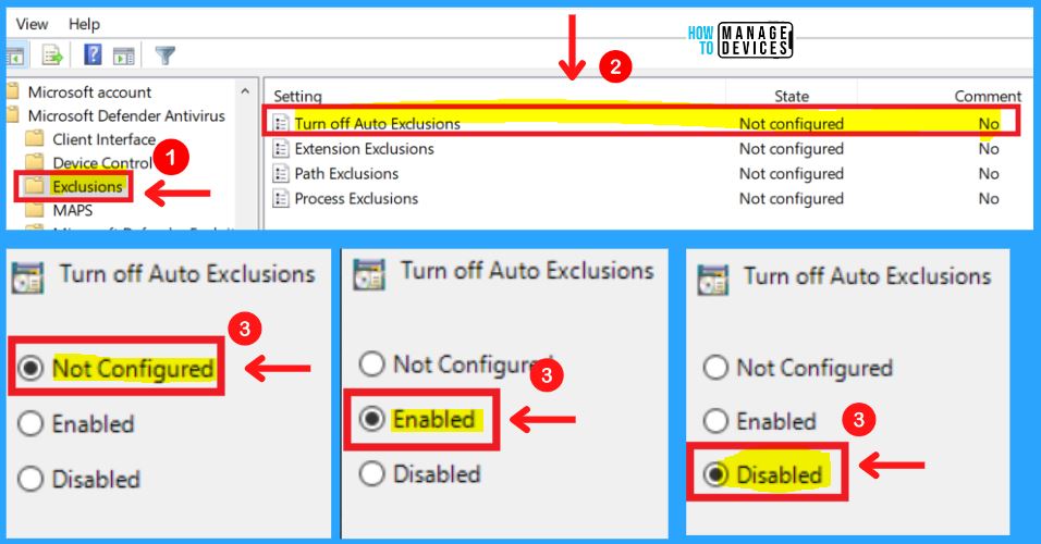 Microsoft Defender Antivirus in Windows 11 | Windows Settings | Group Policy | Intune Policy fig. 30