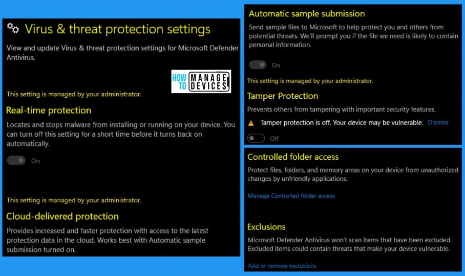 3 Ways to Configure Microsoft Defender Antivirus Policies for Windows 11 using Group Policy Intune Policy fig. 7