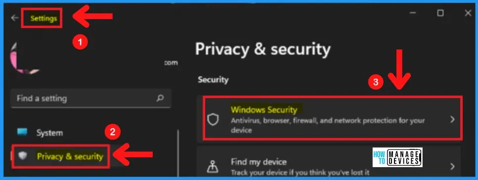 Security Settings for Windows 11 Hardening options fig. 2