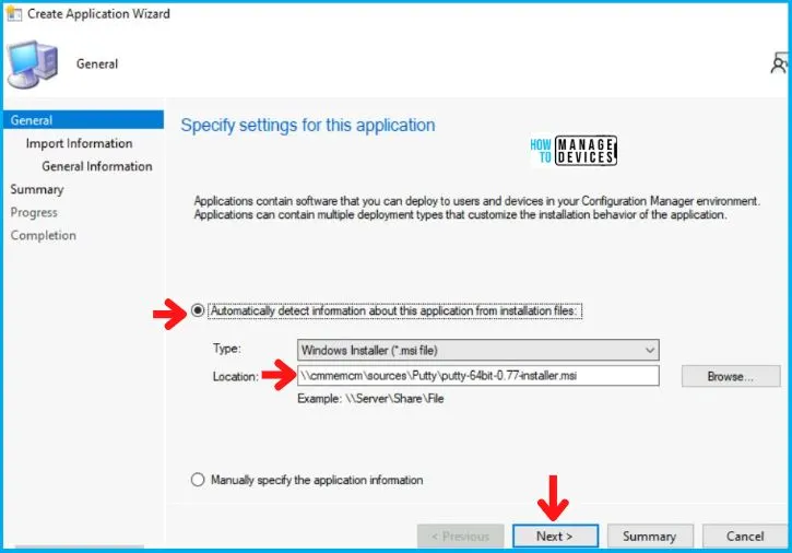 Putty Installation Guide Using SCCM Fig.2