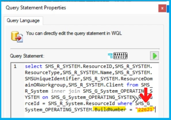 SCCM Collection for Windows 11 22H2 Device Fig. 4