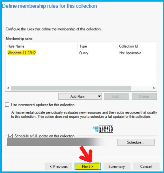 SCCM Collection for Windows 11 22H2 Device Fig. 7