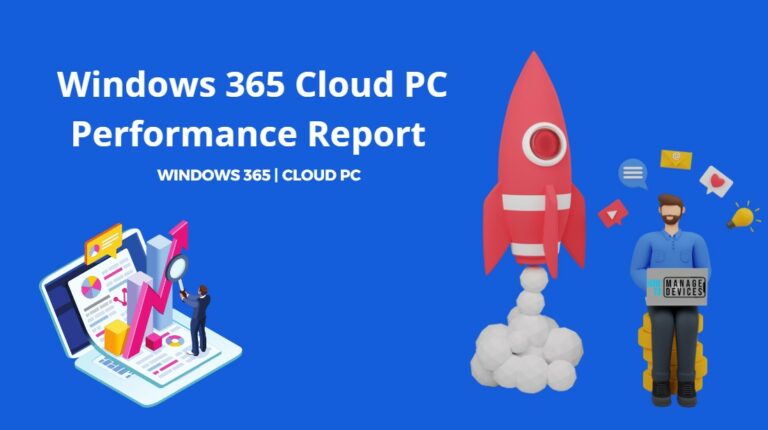 Windows 365 Cloud PC Usage Performance Report from Intune