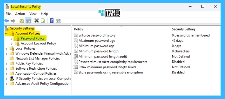 Best Set of Updated Windows 11 Password Policies -Fig.11