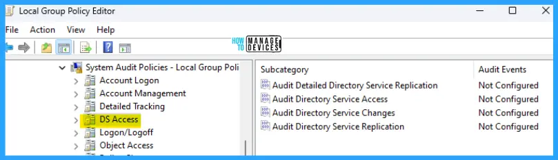 Configure Audit Policies in Windows 11 using GPO or Intune -Fig.6