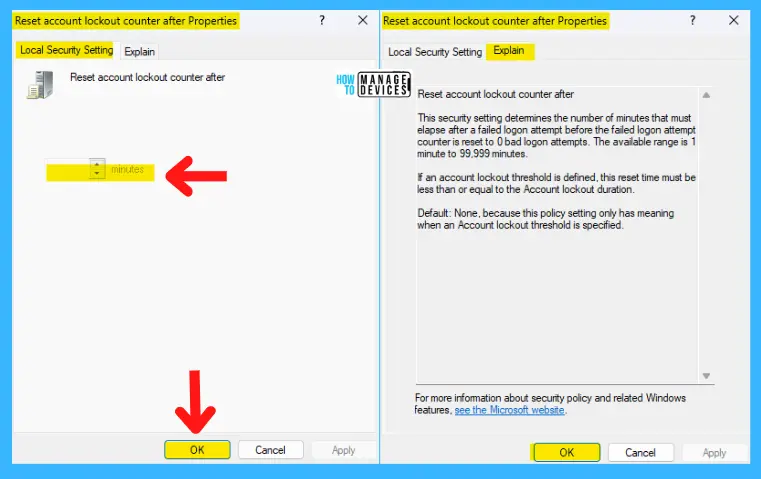 Windows 11 Account Lockout Policy Settings using Intune and Group Policy -Fig.6