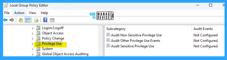 Configure Audit Policies in Windows 11 using GPO or Intune -Fig.10