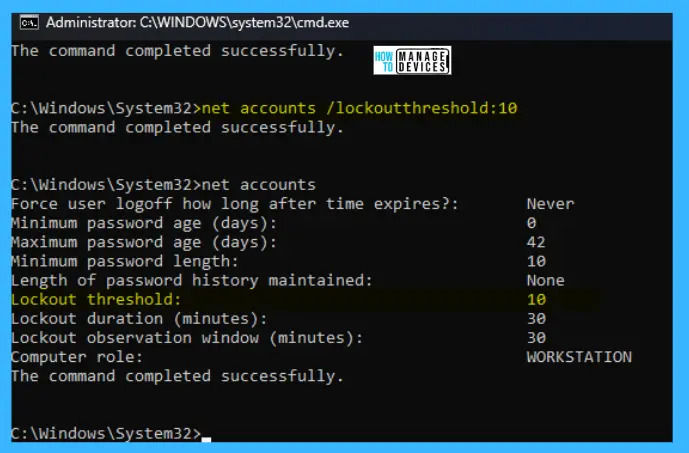 Windows 11 Account Lockout Policy Settings using Intune and Group Policy -Fig.9