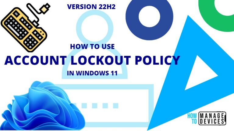 How to Use Account Lockout Policy in Windows 11