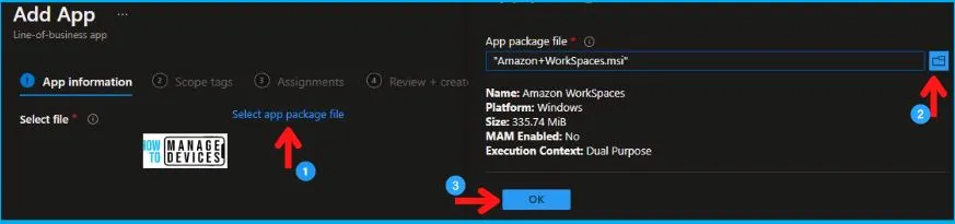 Amazon Workspaces Deployment Using Intune Fig.3