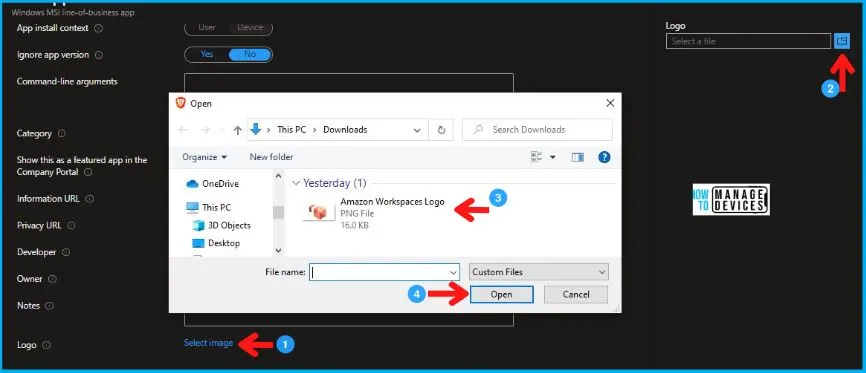 Amazon Workspaces Deployment Using Intune Fig.5