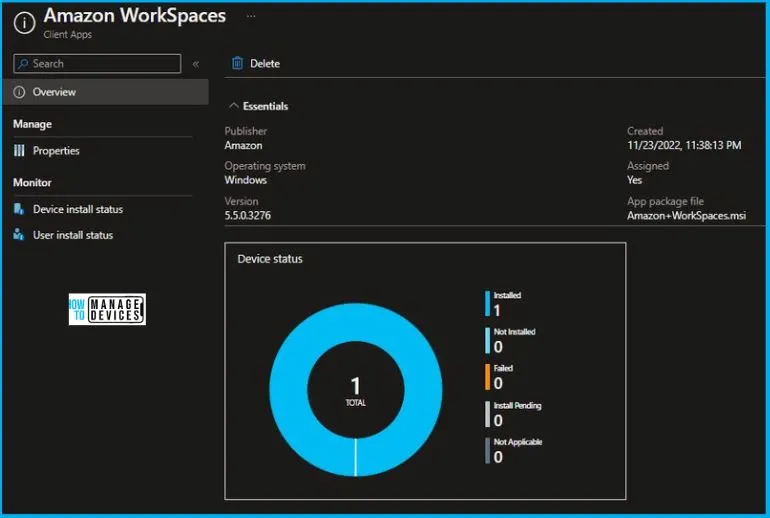 Amazon Workspaces Deployment Using Intune Fig.8