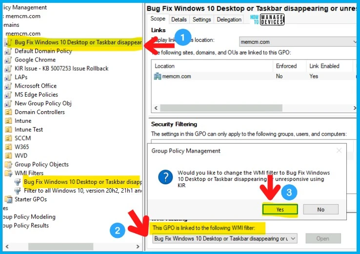 Bug Fix Windows 10 Desktop or Taskbar disappearing or unresponsive using KIR Fig. 7