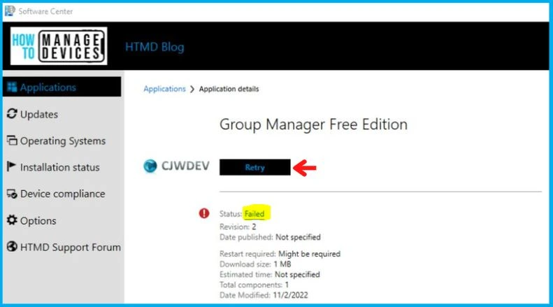 Cjwdev Group Manager Deployment Using SCCM MSI Model Fig. 19