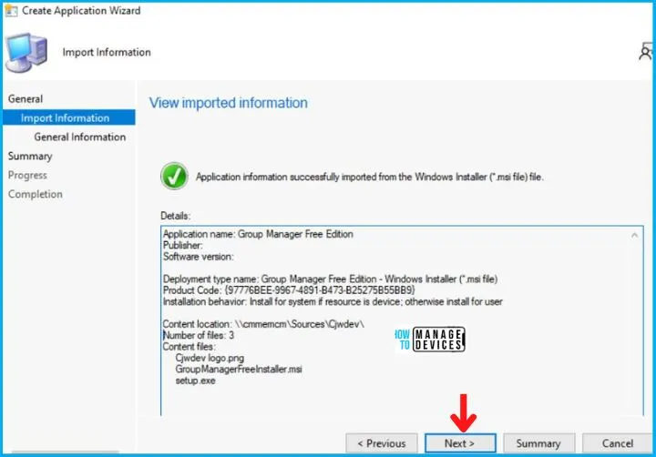 Cjwdev Group Manager Deployment using SCCM | 0x643 1603 Error Fig. 3