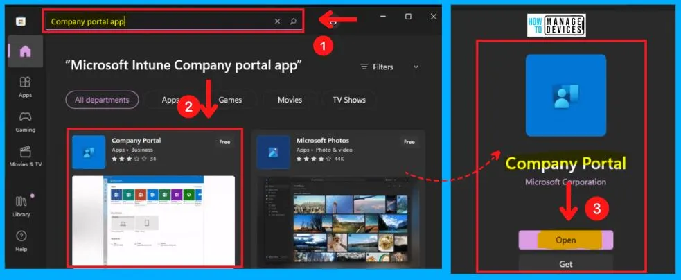 How to Install and Use Microsoft Intune Company Portal App on Windows 11 and Android | Uninstall fig. 2