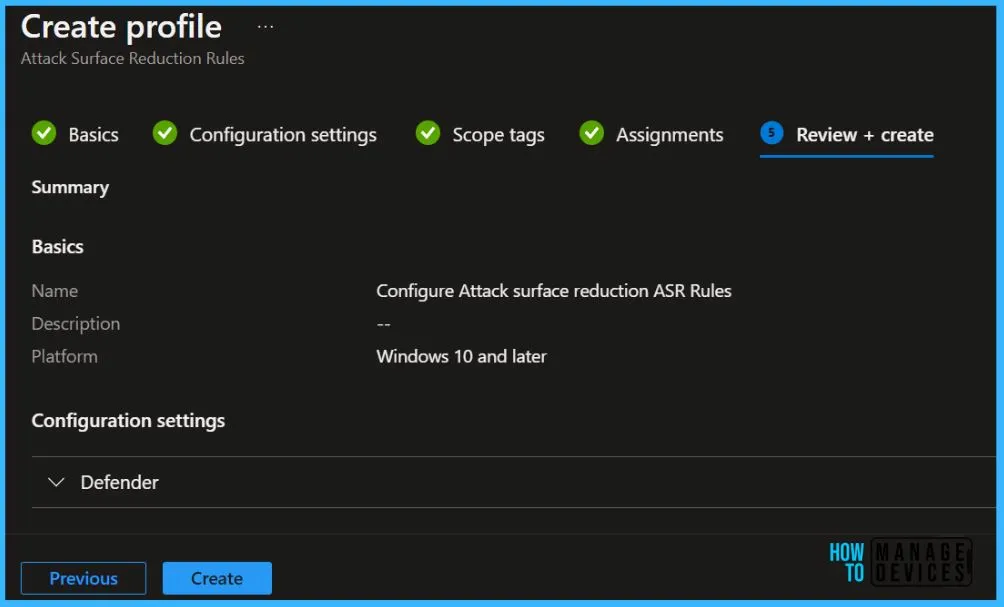 Configure Attack Surface Reduction ASR Rules in Intune Fig.5