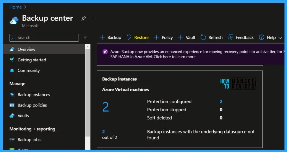 Cross Subscription Restore for Azure VMs