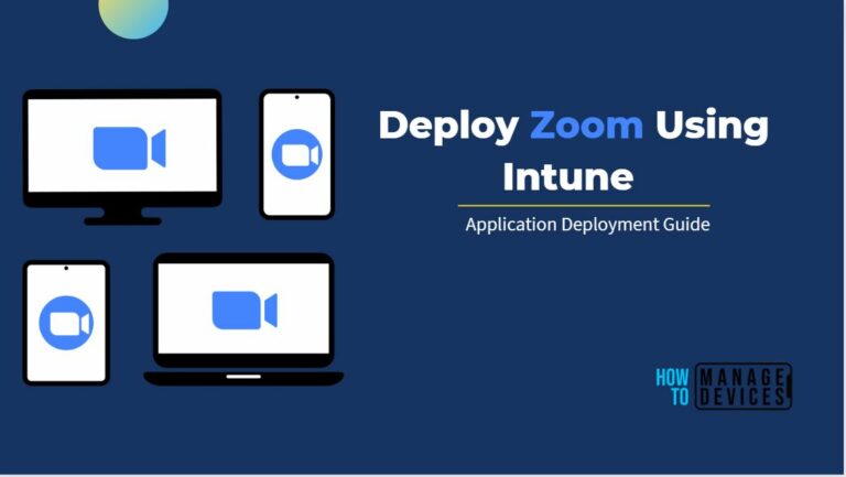 Deploy Zoom using Intune