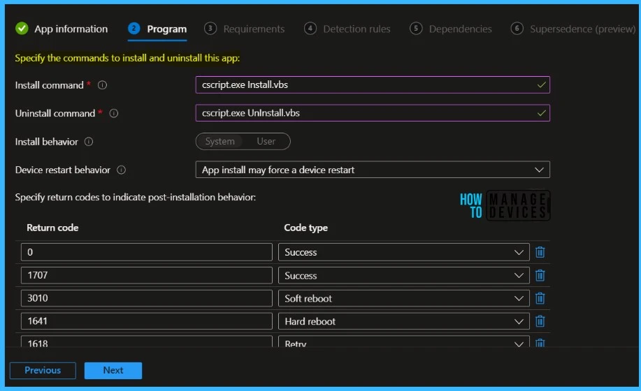 Deploy VBScript for Intune Application Installation Fig.6