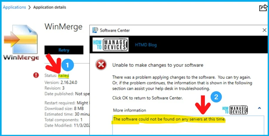 Deploy WinMerge using SCCM | Fix software could not be found Issue - Fig.23