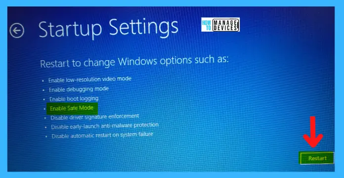 Windows 11 Safe Mode Options - How to Start Windows PC in Safe Mode -Fig.5