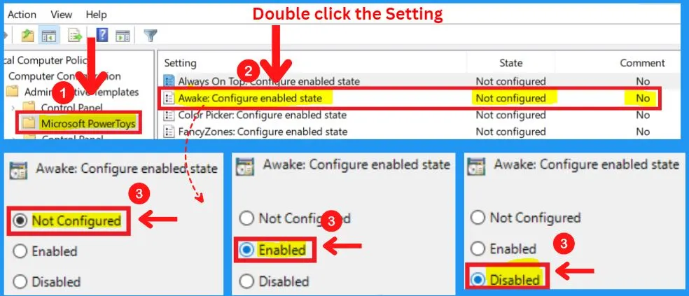 Policies to Control PowerToys Utilities in Windows 11 fig.3