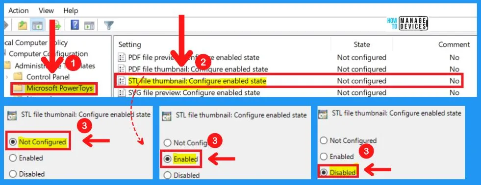 Policies to Control PowerToys Utilities in Windows 11 | Group Policy Settings fig.12