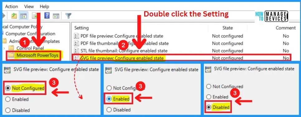 Policies to Control PowerToys Utilities in Windows 11 | Group Policy Settings fig.13