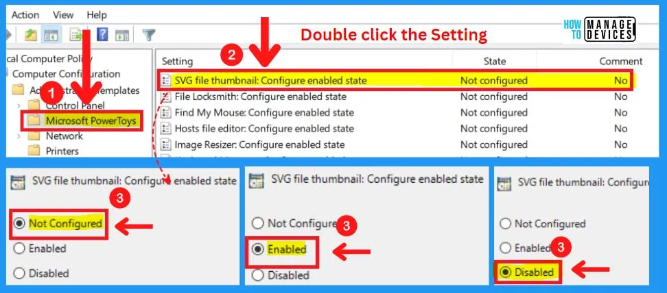 PowerToys Utilities in Windows 11 | Group Policy Settings fig.14