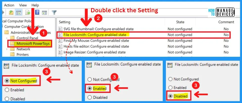 PowerToys Utilities in Windows 11 | Group Policy Settings fig.15