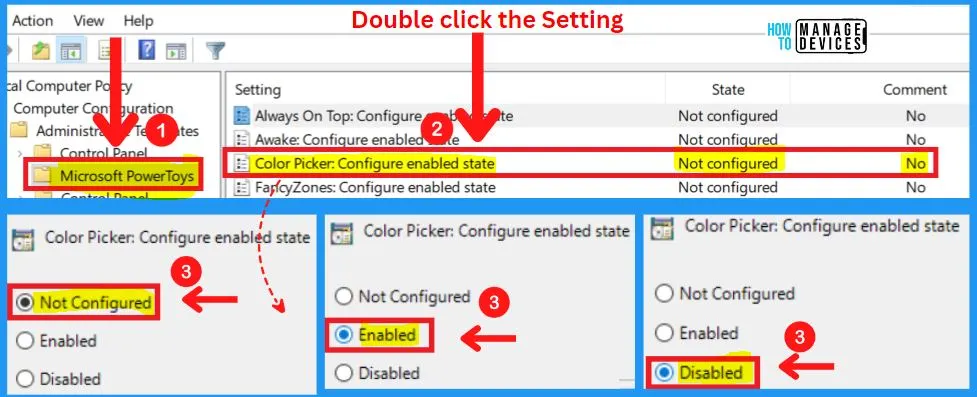 Policies to Control PowerToys Utilities in Windows 11 fig.4