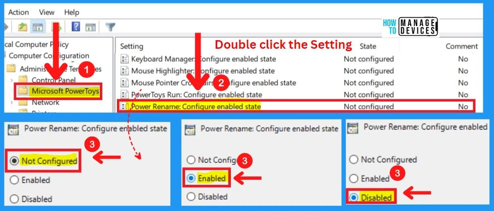 PowerToys Utilities in Windows 11 | Group Policy Settings fig.23