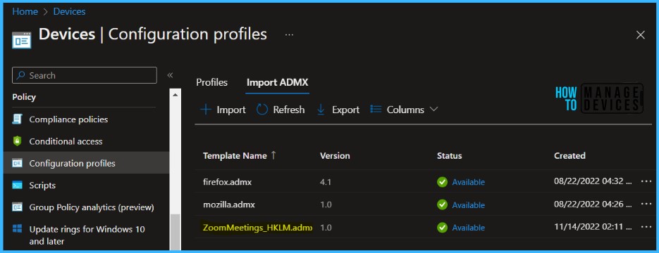 Manage Zoom Settings using Intune Administrative Templates Fig.7