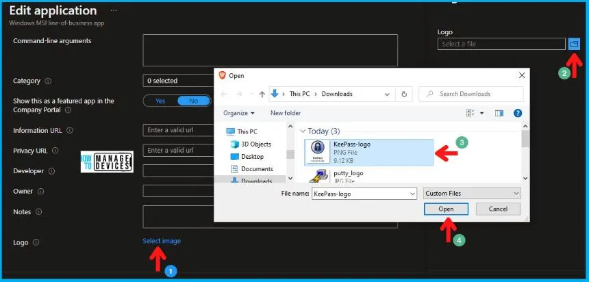 Deployment of KeePass Using Intune Fig.5