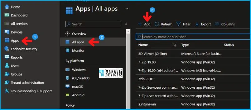 Deploy iTunes using Intune Step-by-Step Guide Fig.1