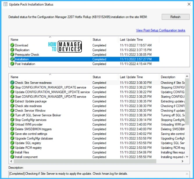 Fixes for SCCM 2207 KB15152495 Hotfix Update Rollup Fig.6