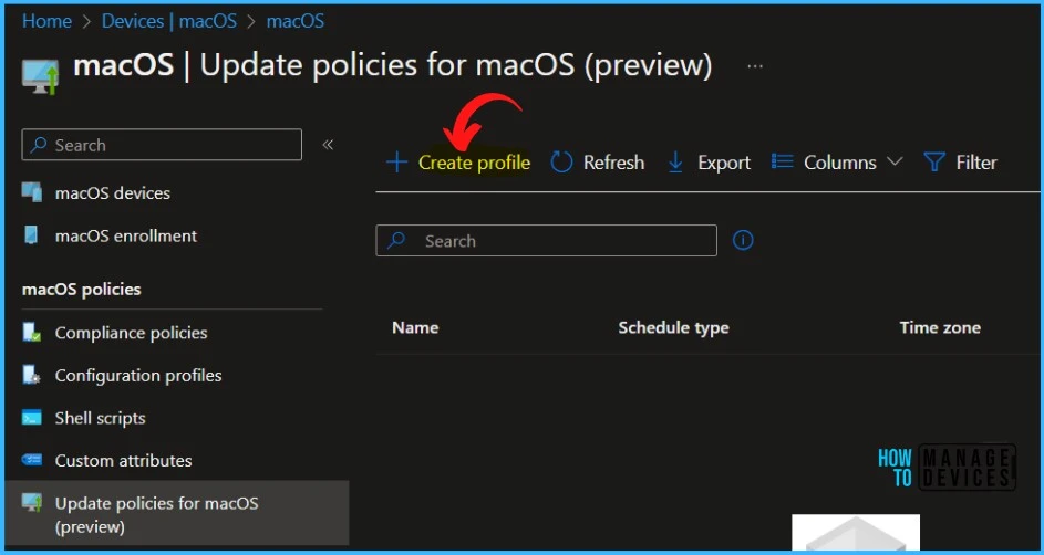 Manage macOS Updates Using Intune Policy Fig.1