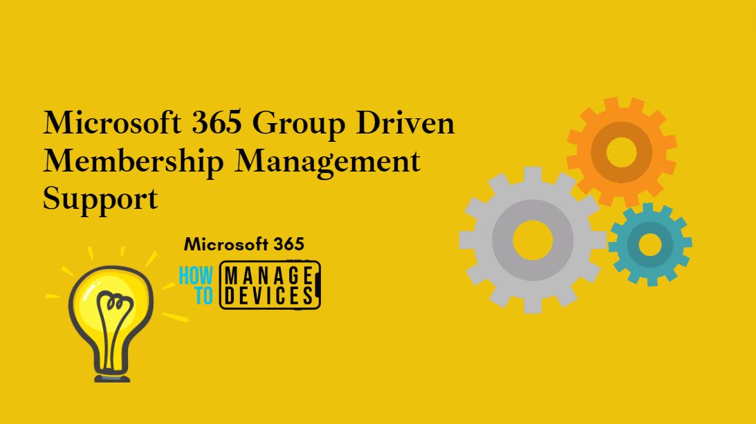Microsoft 365 admin center Group Driven Membership Management