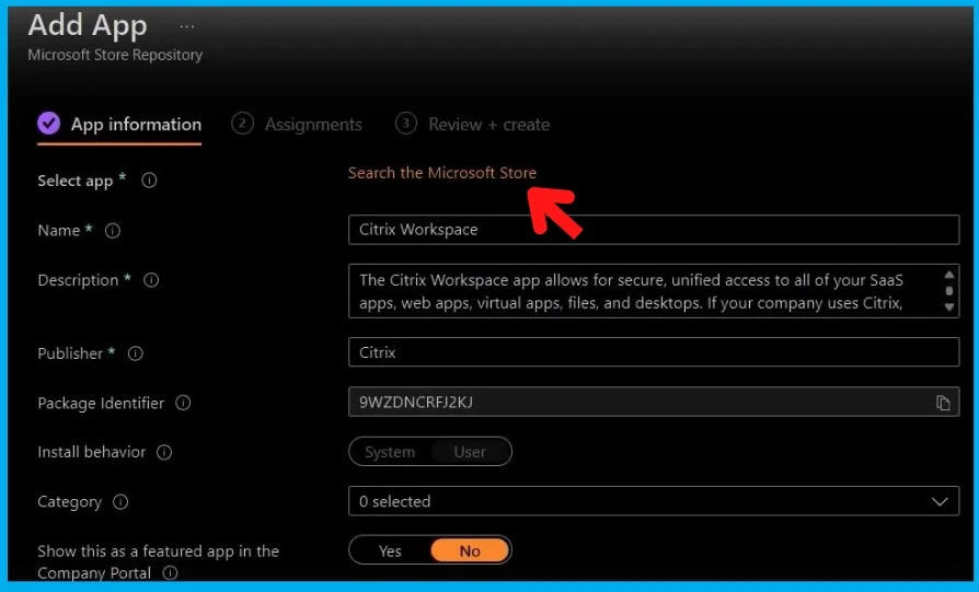 Not Applicable Status Issues with Offline Company Portal App | Intune Known Issue Fig. 2