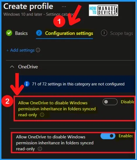 OneDrive in Windows 11 Detailed Review | 77 Intune Policy Settings | 5 Group Policy Settings - fig. 27