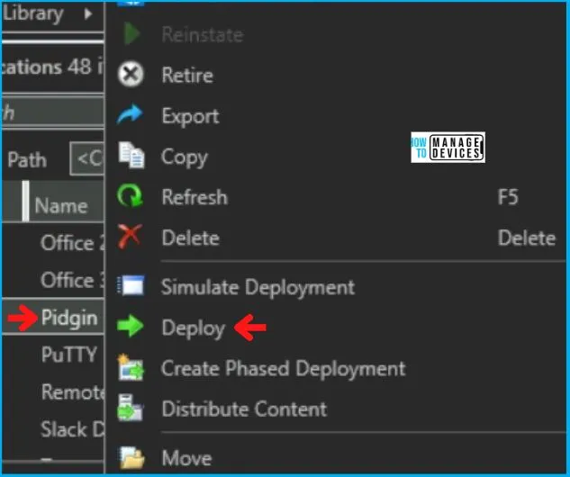 Pidgin Deployment Using SCCM Application EXE Model Fig.14